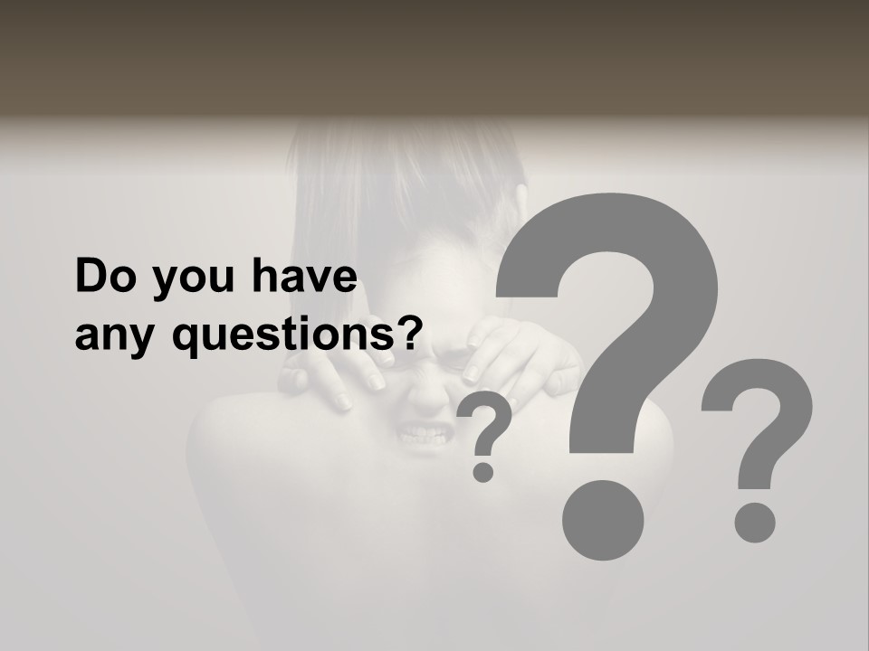 Spine Ache Pain PowerPoint Template