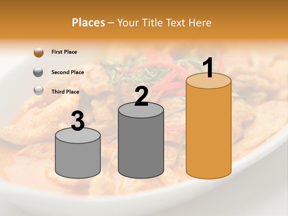 Health Vegetables Cooked PowerPoint Template