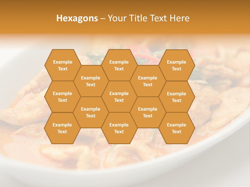 Health Vegetables Cooked PowerPoint Template