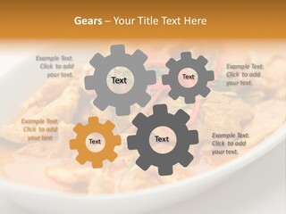 Health Vegetables Cooked PowerPoint Template