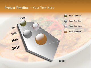 Health Vegetables Cooked PowerPoint Template