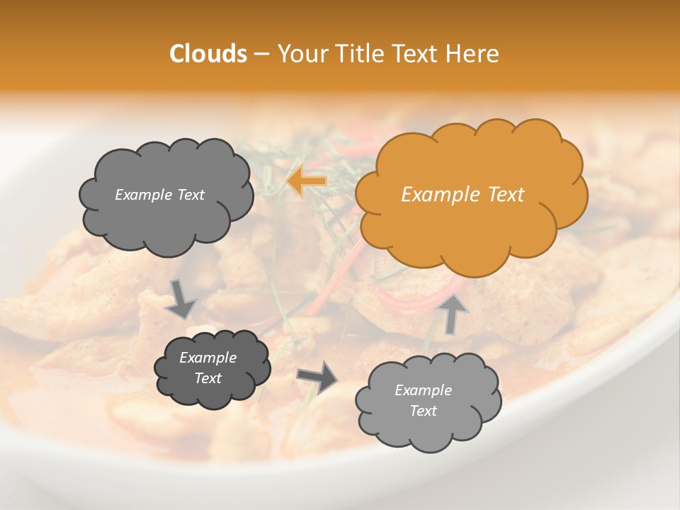 Health Vegetables Cooked PowerPoint Template