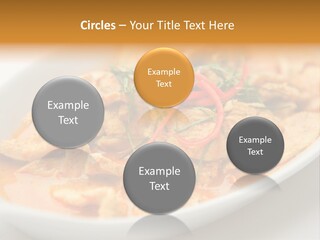 Health Vegetables Cooked PowerPoint Template