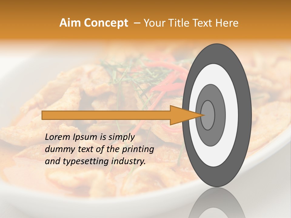 Health Vegetables Cooked PowerPoint Template