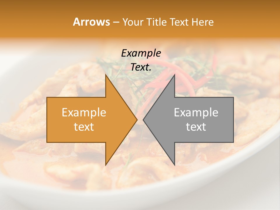 Health Vegetables Cooked PowerPoint Template