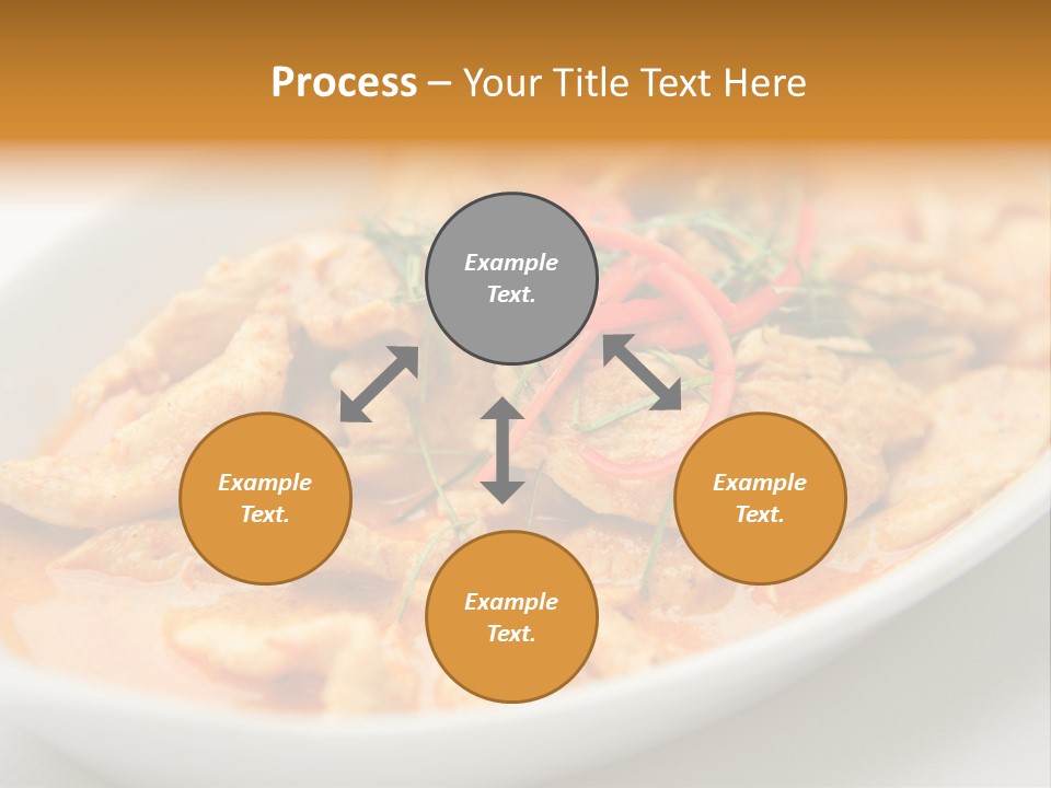 Health Vegetables Cooked PowerPoint Template