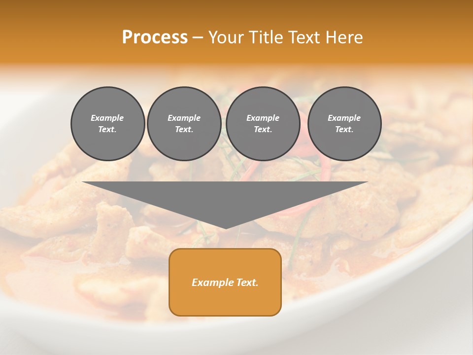 Health Vegetables Cooked PowerPoint Template