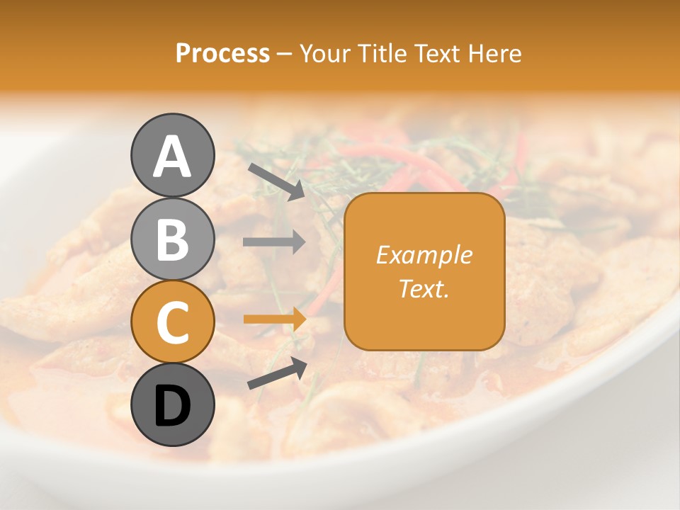 Health Vegetables Cooked PowerPoint Template