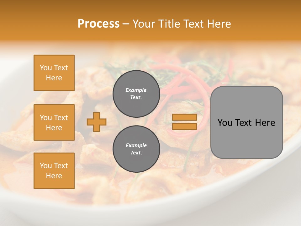 Health Vegetables Cooked PowerPoint Template