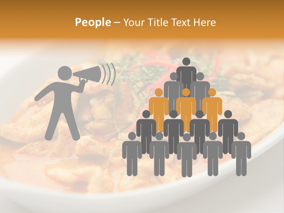 Health Vegetables Cooked PowerPoint Template