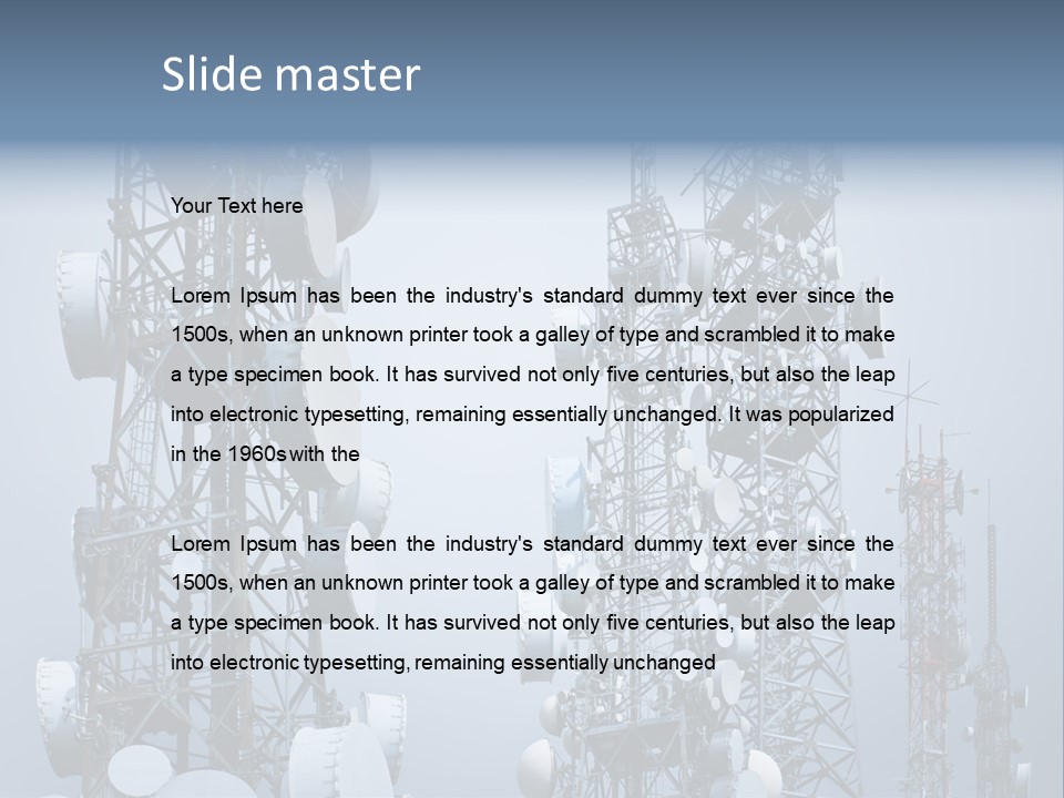 Mast Repeater Future PowerPoint Template