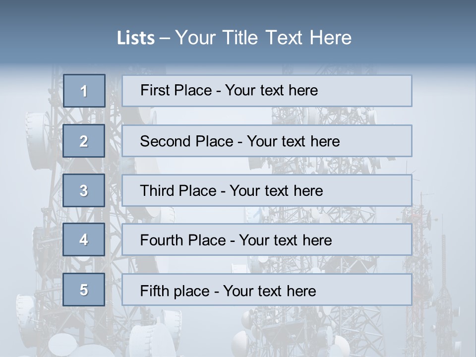 Mast Repeater Future PowerPoint Template