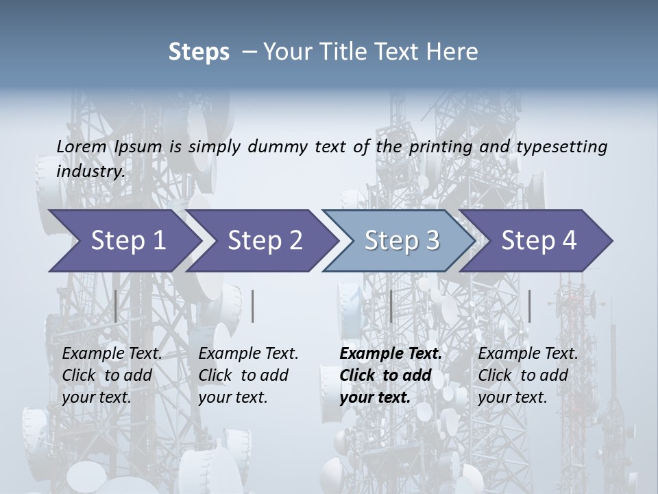 Mast Repeater Future PowerPoint Template