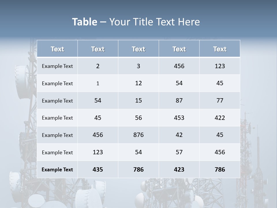 Mast Repeater Future PowerPoint Template