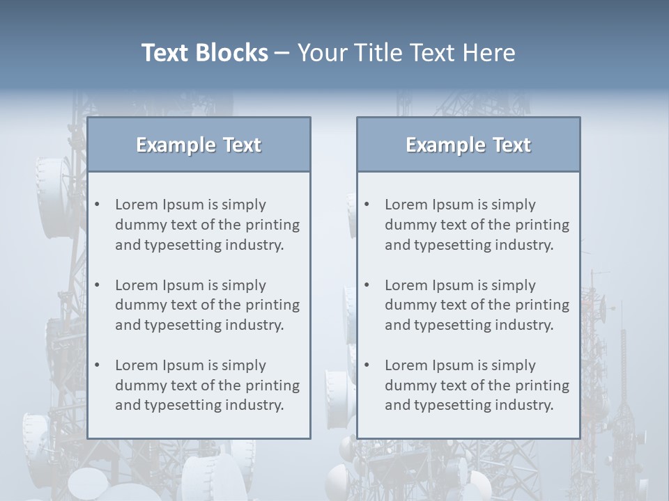 Mast Repeater Future PowerPoint Template