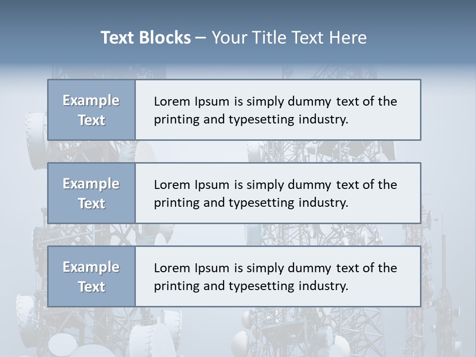 Mast Repeater Future PowerPoint Template