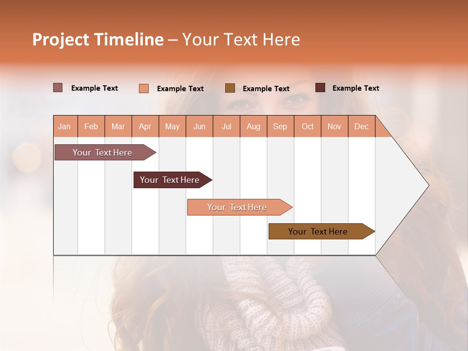 A Woman Brushing Her Teeth With A Toothbrush PowerPoint Template