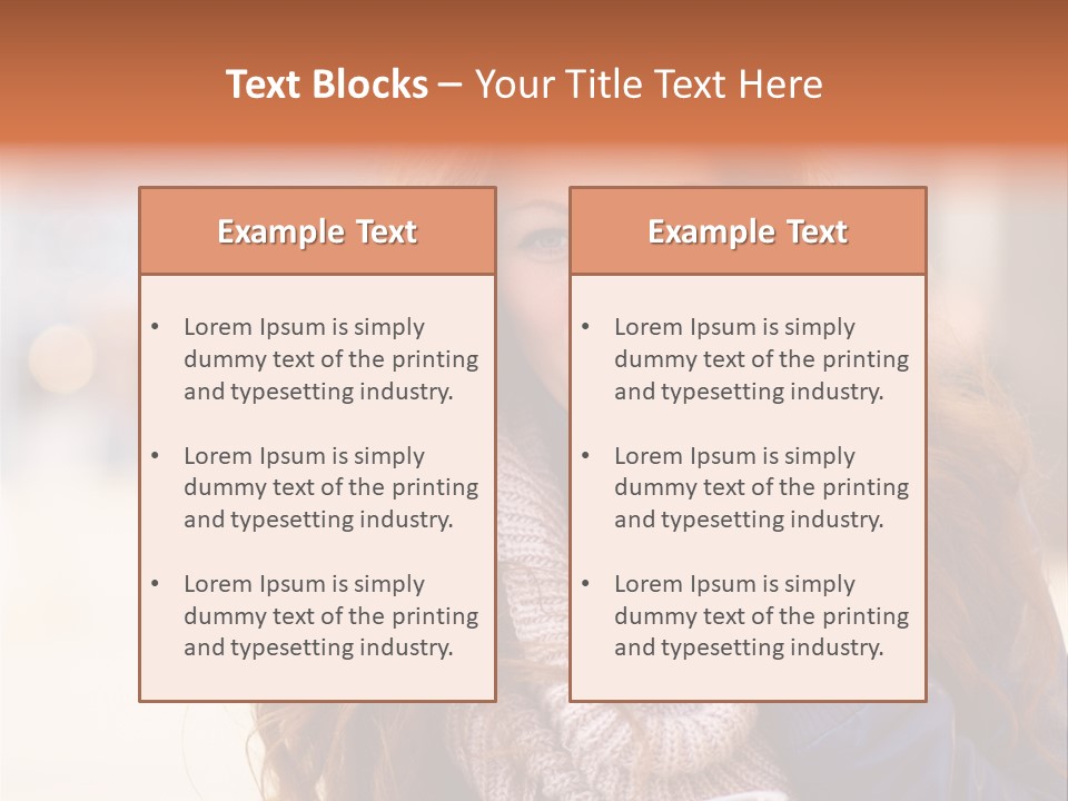 A Woman Brushing Her Teeth With A Toothbrush PowerPoint Template