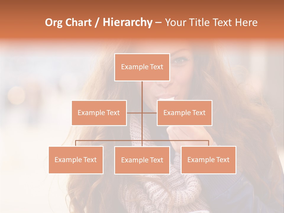 A Woman Brushing Her Teeth With A Toothbrush PowerPoint Template