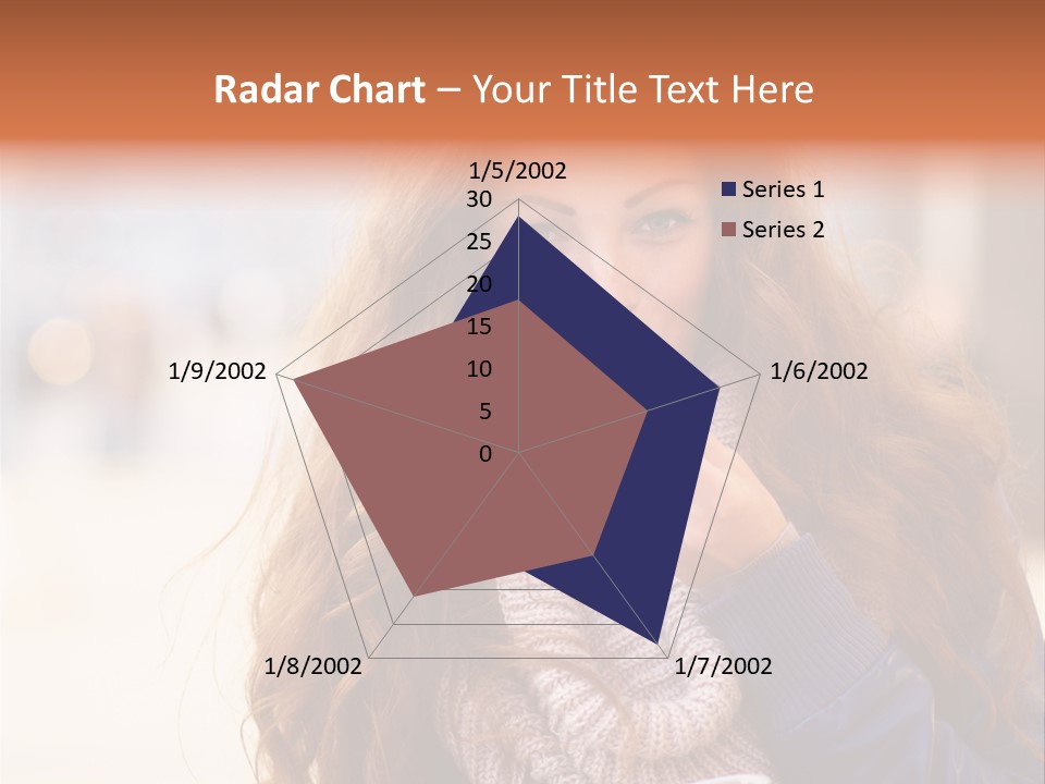 A Woman Brushing Her Teeth With A Toothbrush PowerPoint Template