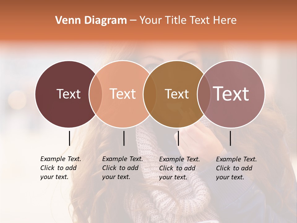 A Woman Brushing Her Teeth With A Toothbrush PowerPoint Template