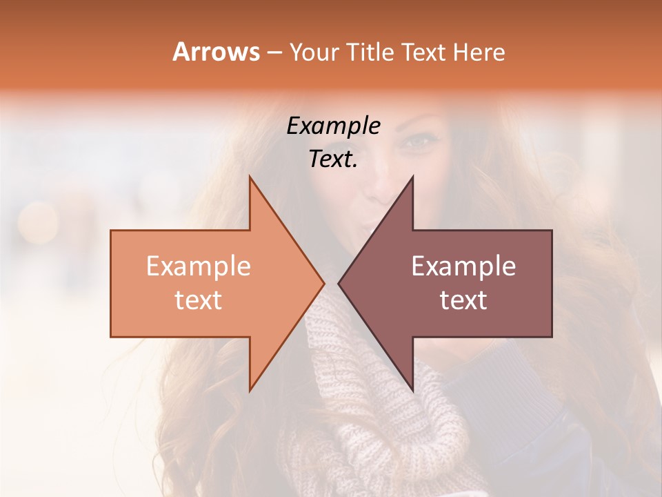 A Woman Brushing Her Teeth With A Toothbrush PowerPoint Template