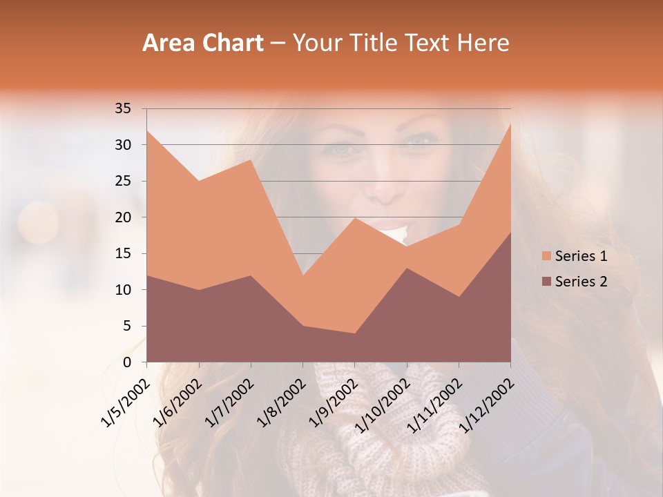 A Woman Brushing Her Teeth With A Toothbrush PowerPoint Template