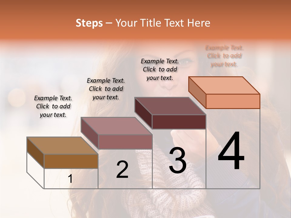 A Woman Brushing Her Teeth With A Toothbrush PowerPoint Template