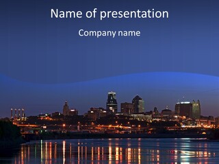 Building Exterior Travel Destinations Town PowerPoint Template