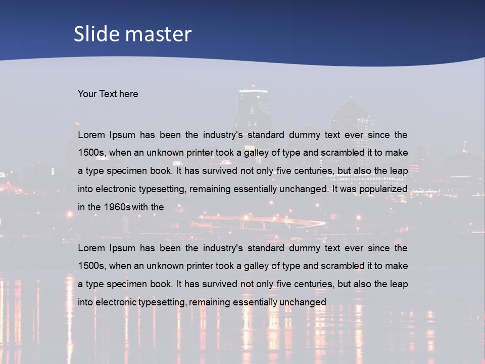 Building Exterior Travel Destinations Town PowerPoint Template