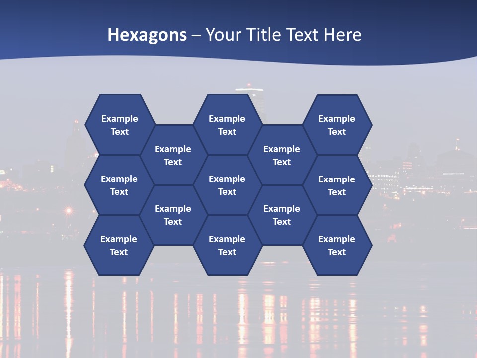 Building Exterior Travel Destinations Town PowerPoint Template