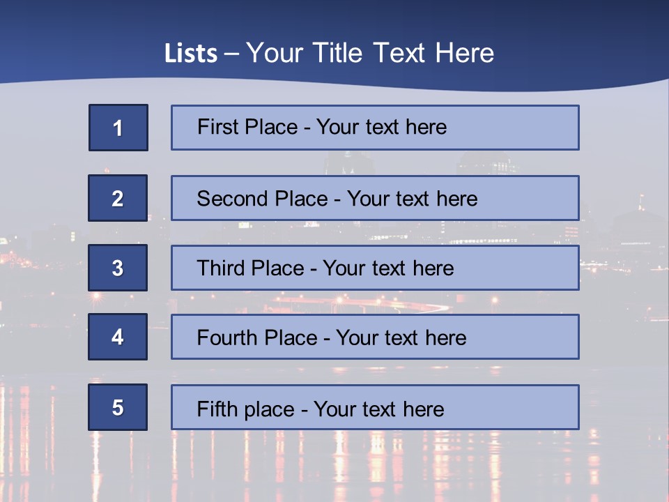 Building Exterior Travel Destinations Town PowerPoint Template