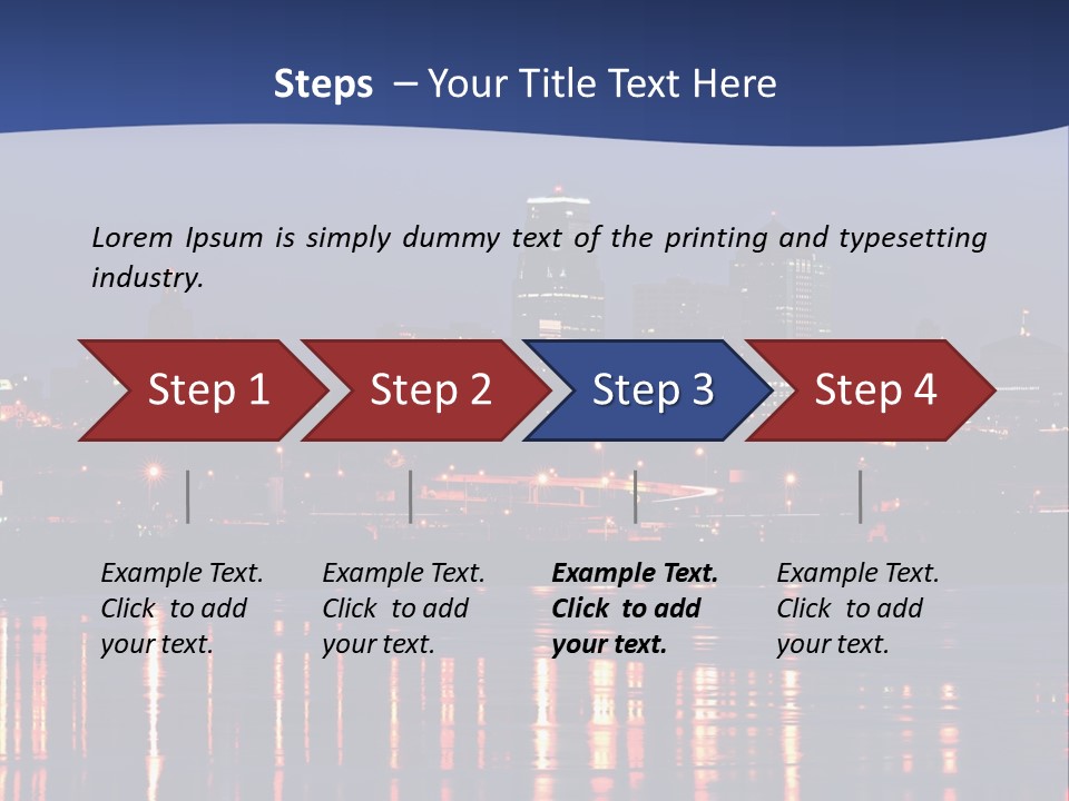 Building Exterior Travel Destinations Town PowerPoint Template