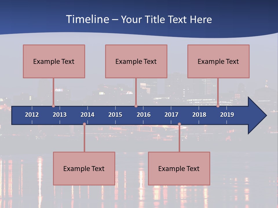 Building Exterior Travel Destinations Town PowerPoint Template
