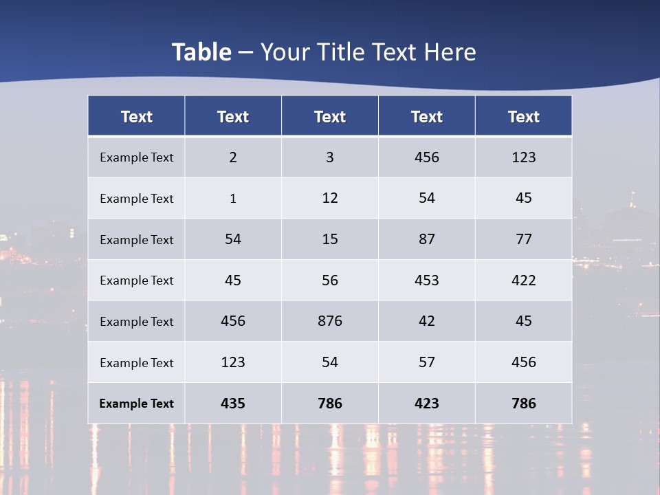 Building Exterior Travel Destinations Town PowerPoint Template