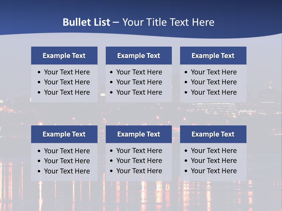 Building Exterior Travel Destinations Town PowerPoint Template