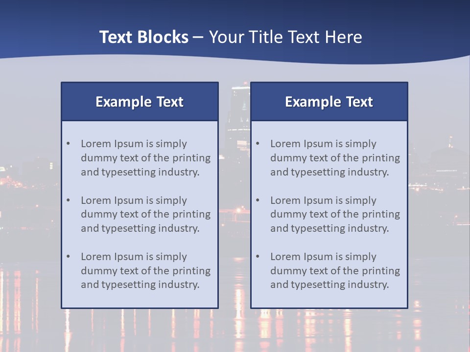 Building Exterior Travel Destinations Town PowerPoint Template