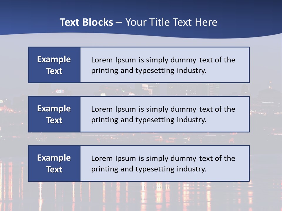 Building Exterior Travel Destinations Town PowerPoint Template