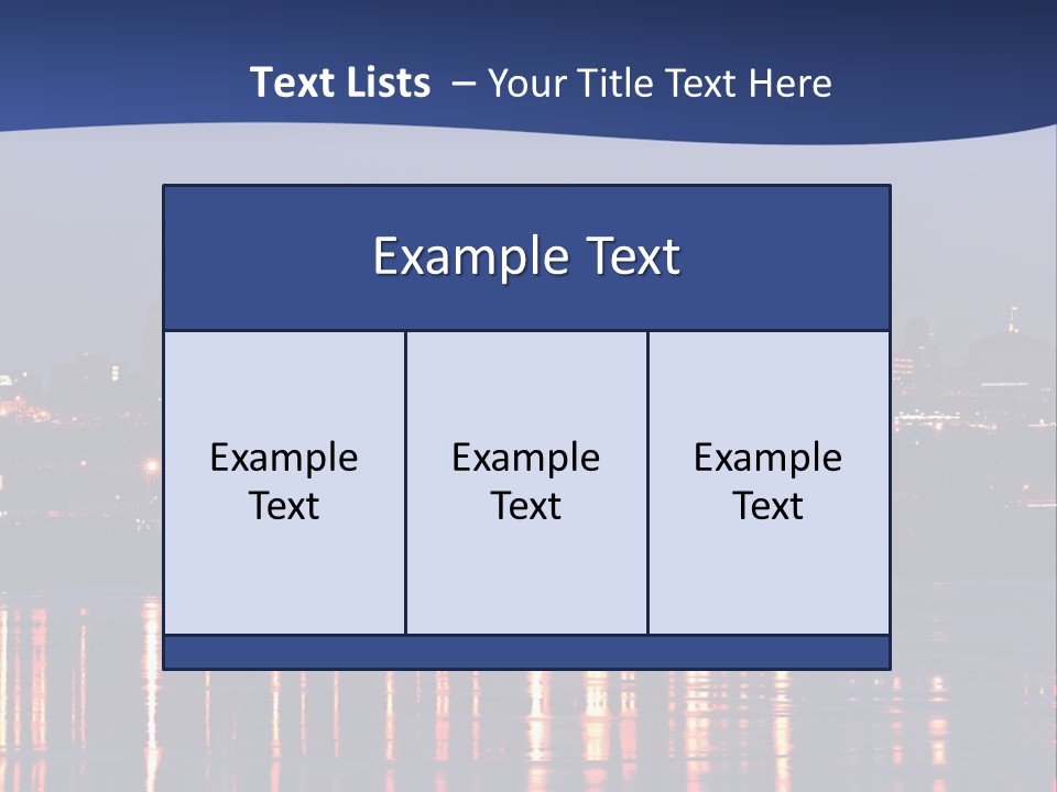 Building Exterior Travel Destinations Town PowerPoint Template