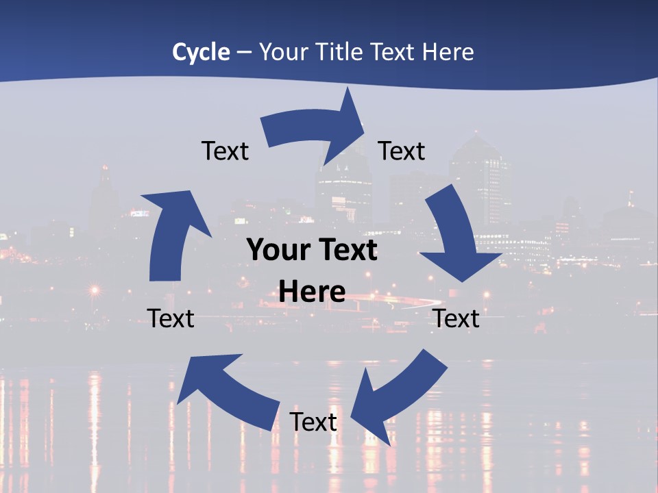 Building Exterior Travel Destinations Town PowerPoint Template