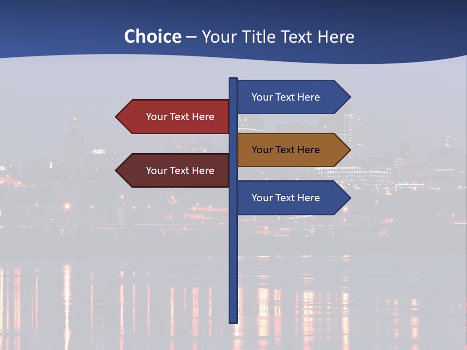 Building Exterior Travel Destinations Town PowerPoint Template
