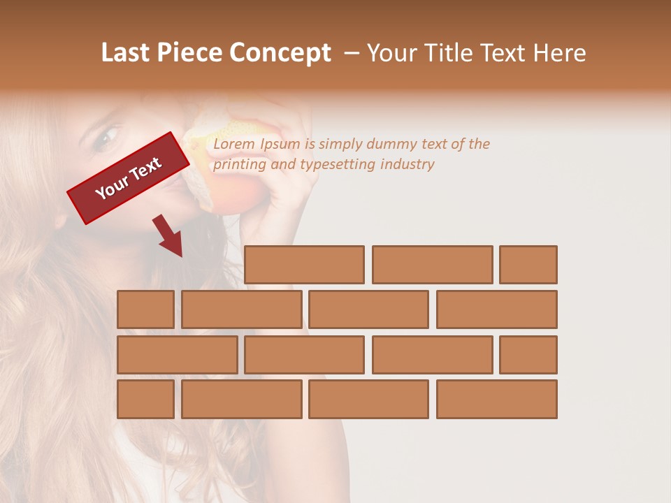 Thirst Attractive Piece PowerPoint Template