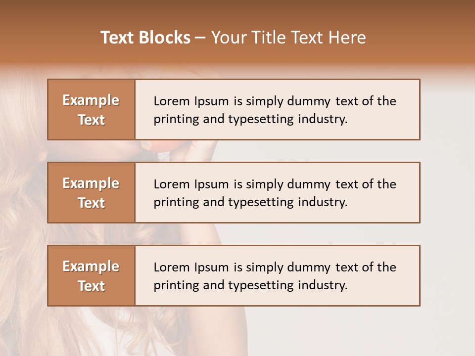 Thirst Attractive Piece PowerPoint Template