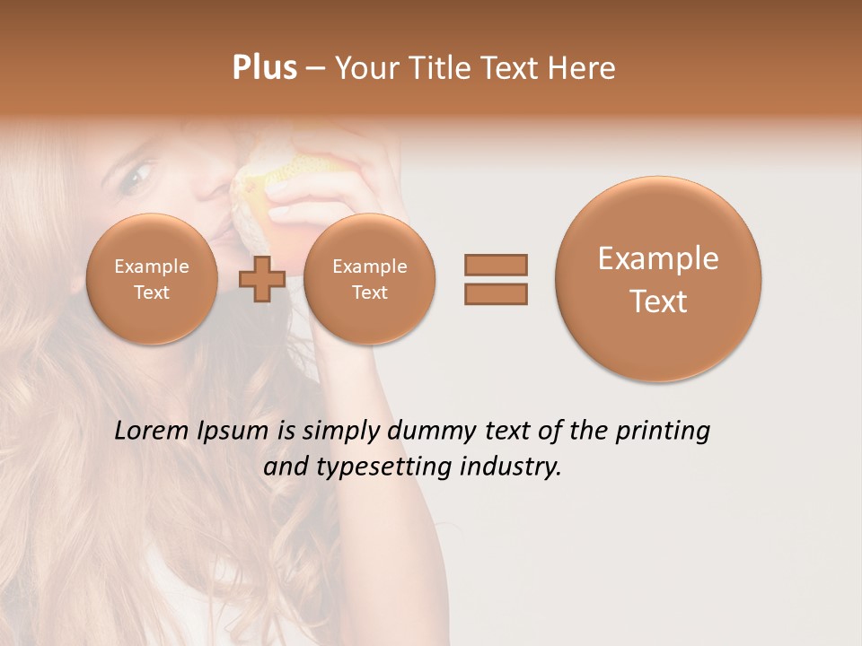 Thirst Attractive Piece PowerPoint Template