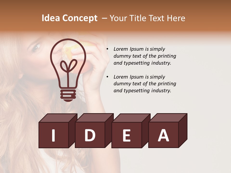 Thirst Attractive Piece PowerPoint Template