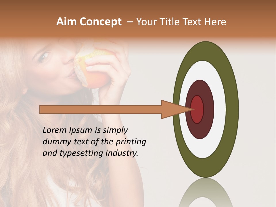 Thirst Attractive Piece PowerPoint Template