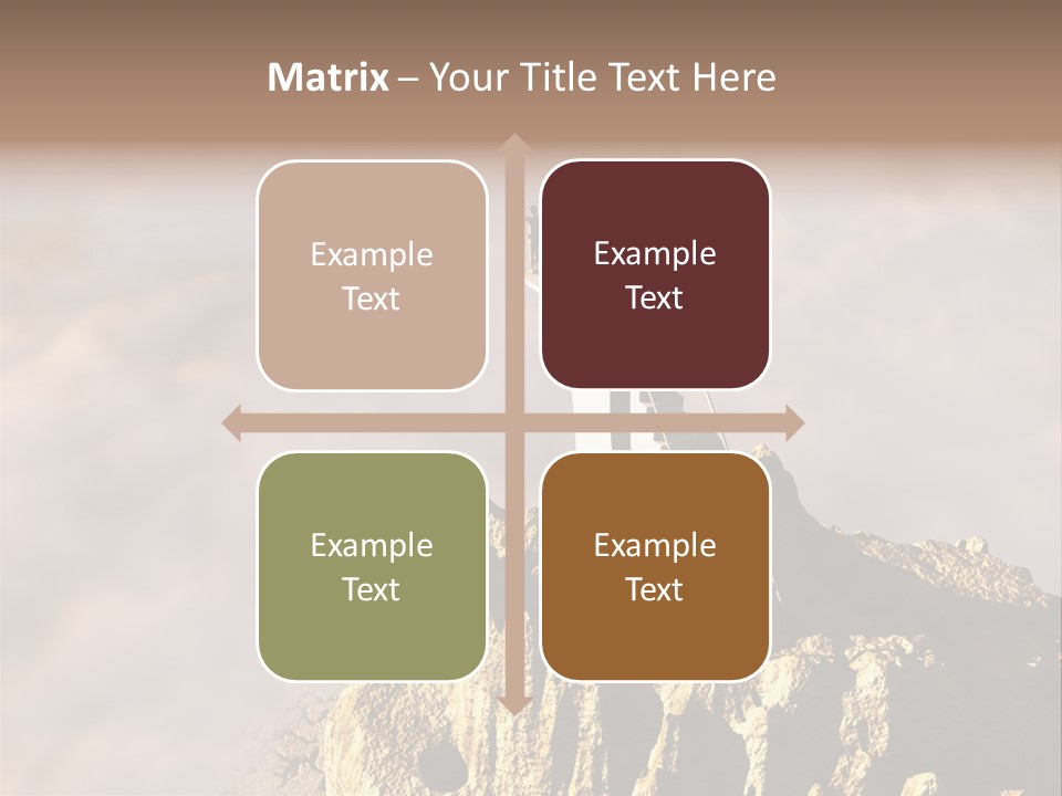 Landscape Dangerous Sportsman PowerPoint Template