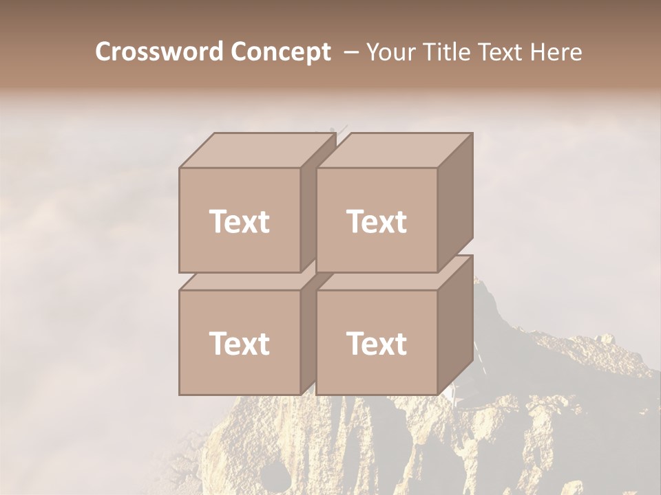 Landscape Dangerous Sportsman PowerPoint Template