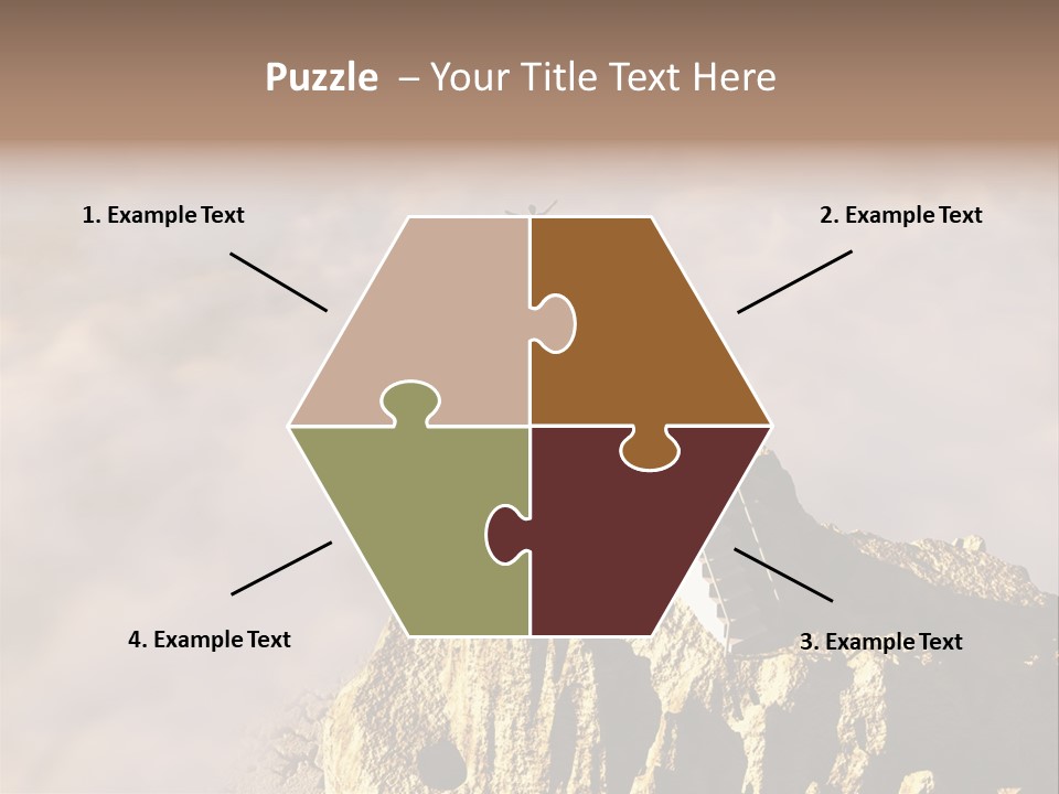 Landscape Dangerous Sportsman PowerPoint Template