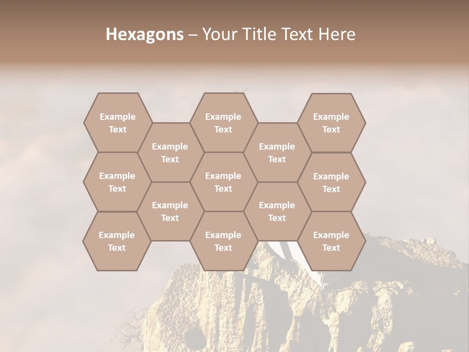 Landscape Dangerous Sportsman PowerPoint Template